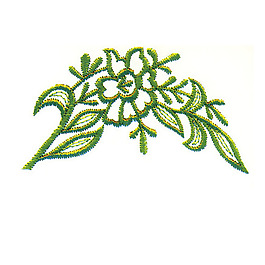繡花 植物 草 花 色彩 免費素材