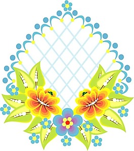 印花矢量圖 優(yōu)雅植物 花 毛衫印花 色彩 免費素材