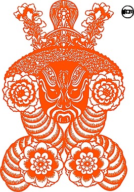 印花矢量圖 人物 男人 色彩 橙色 免費素材