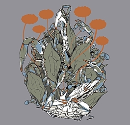 位圖 插畫 抽象動(dòng)物 色彩 綠色 免費(fèi)素材