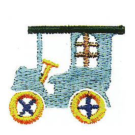 繡花 老爺車 金黃色 藍(lán)色 棕色 免費(fèi)素材