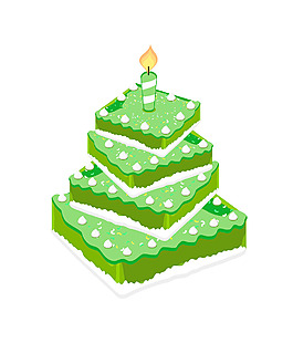 生日蛋糕矢量