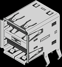 USB型雙插座