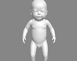 嬰兒3D模型
