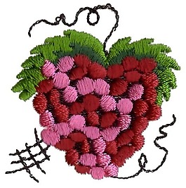 繡花 葡萄 免費(fèi)素材