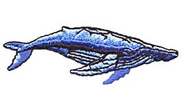 繡花 動(dòng)物 鯨魚 家紡 免費(fèi)素材