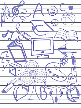 背景與手工繪制的對象