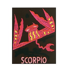 繡花 文字 英文 scorpio 色彩 免費(fèi)素材