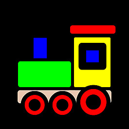 玩具火車的圖標