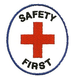 繡花 文字 英文 safety first 免費素材