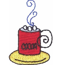 繡花 文字 英文 cocoa 色彩 免費(fèi)素材