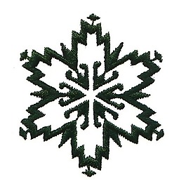 绣花 色彩 青色 雪花 下雪 免费素材