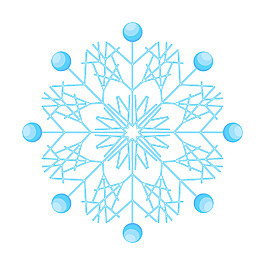 涼爽的雪花