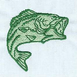 繡花 動(dòng)物 魚 色彩 綠色 免費(fèi)素材