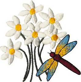 繡花 動(dòng)物 昆蟲(chóng) 色彩 藍(lán)色 免費(fèi)素材