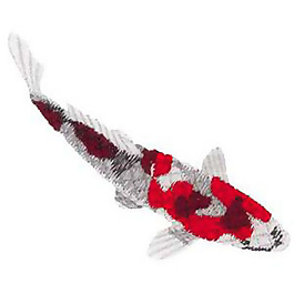 繡花 動(dòng)物 魚(yú) 花紋 色彩 免費(fèi)素材