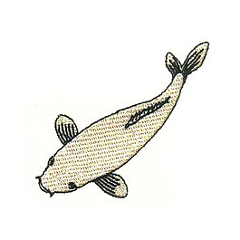 繡花 動(dòng)物 魚(yú) 花紋 色彩 免費(fèi)素材