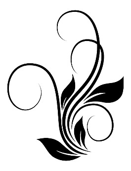 黑色形狀的花藝設(shè)計