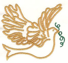 繡花 動(dòng)物 鳥類 色彩 黃色 免費(fèi)素材