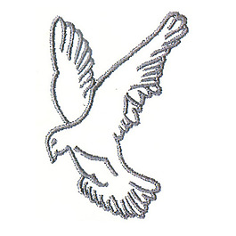 繡花 動物 鳥類 色彩 單色 免費素材