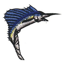 繡花 動(dòng)物 魚 色彩 藍(lán)色 免費(fèi)素材