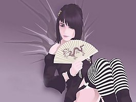 位圖 人物 女人 色彩 黑白色 免費素材