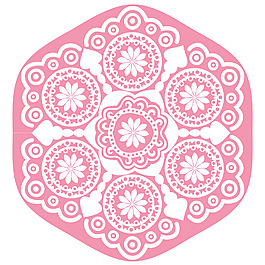 花邊圖案裝飾輪