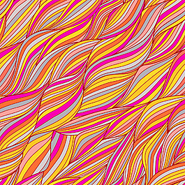 矢量無(wú)縫摘要手繪圖案