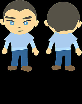 白人男孩PNG