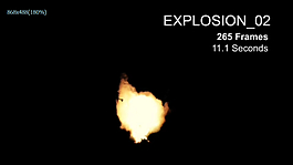 爆炸火光火团