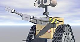 Walle機器人瓦力3D模型