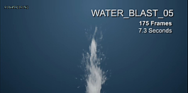 水花飛射效果