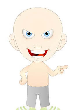 淘氣的小孩的性格