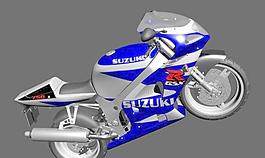 鈴木摩托車Suzuki GSX-R 750(帶貼圖)