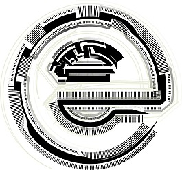 技術字體字母E