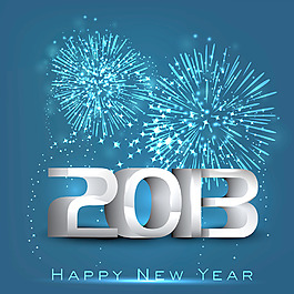 2013快樂的新年賀卡
