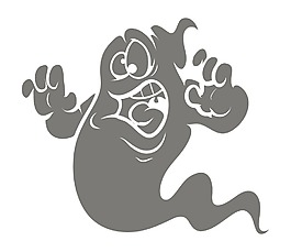神經(jīng)鬼卡通萬圣節(jié)插畫矢量