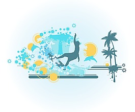 熱帶的插圖