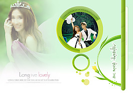 戀愛筆記婚紗模板