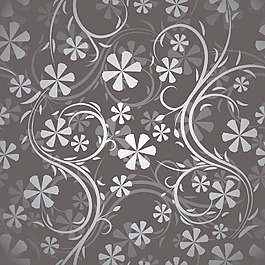 無(wú)縫花紋矢量圖