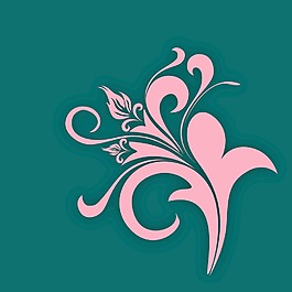 摘要背景美麗的花卉設(shè)計(jì)