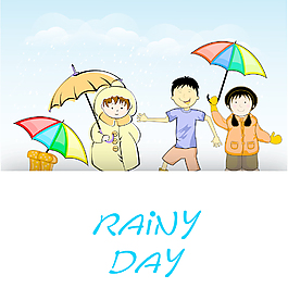 壞天氣季節(jié)概念有雨