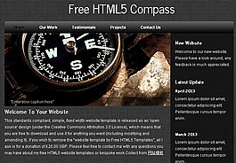 斜紋背景HTML5模板