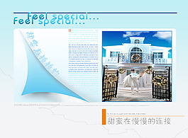 室外婚紗模板