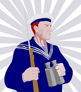 海軍水手步槍望遠(yuǎn)鏡復(fù)古