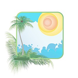 夏天的插圖