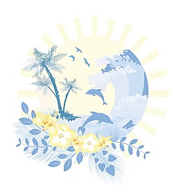 夏天的插圖