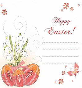 春天背景矢量插畫