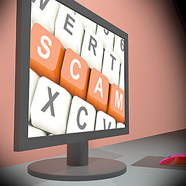 在監視器顯示方案的騙局