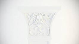 column plaster capitel 石膏柱